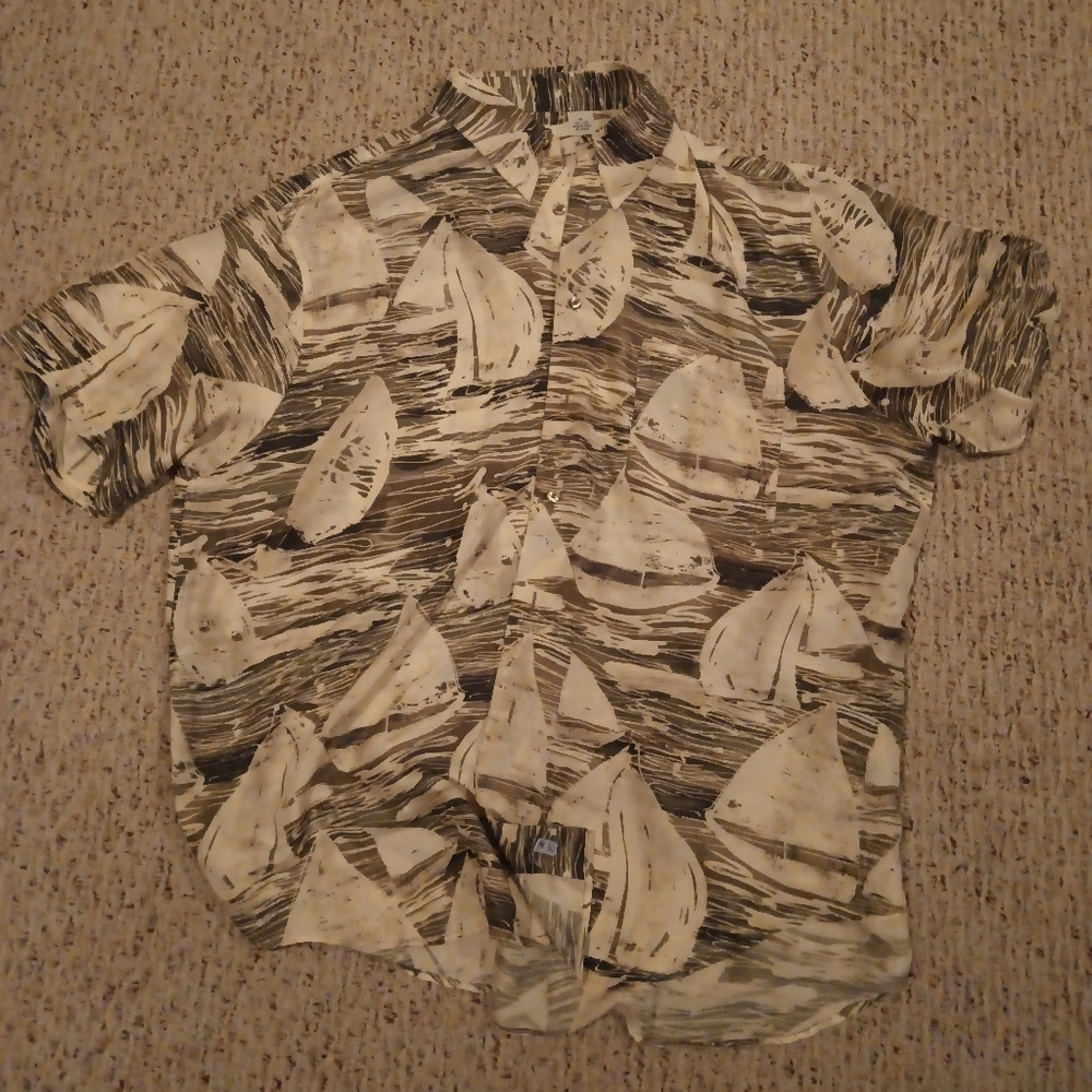Rountree & Yorke Hawaiian style shirt
